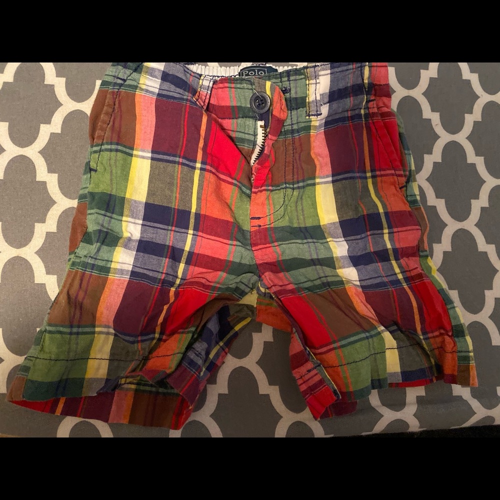 🚨🚨🚨 FLASH SALE 🚨🚨🚨    Boys Plaid Polo Shorts